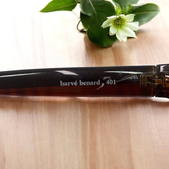 Harve Benard Sunglasses 401 Brown Frames Brown Gradient Lenses Made in Italy main image 4